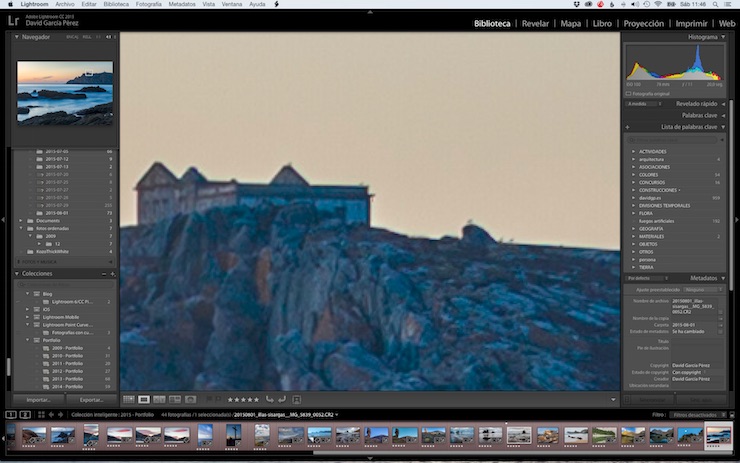 Modo Lupa de Lightroom con zoom 4:1