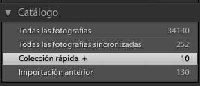 Colección rápida