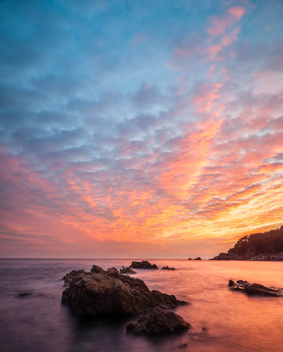 Atardecer en Cala Estreta