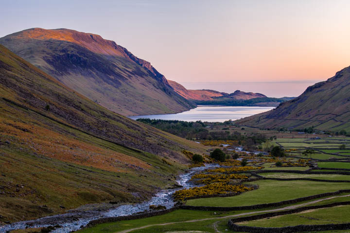 Anochece en Wasdale Head